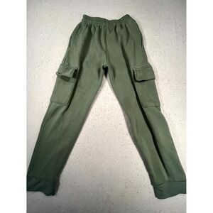 RGSTR Sweatpants Boys 10 Olive Green Victorious Lined Cargo Pocket Tapered Leg